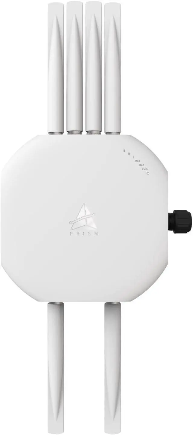 Main image of BROWAN WiFi 6 Access Point AX6600 Tri-Band AP MU-MIMO 8 Spatial Streams | 6 Detachable Antennas WPA3 Hop Distance up to 1000 Feet Coverage 300 Devices IP68 Waterproof Dustproof Prism MO10