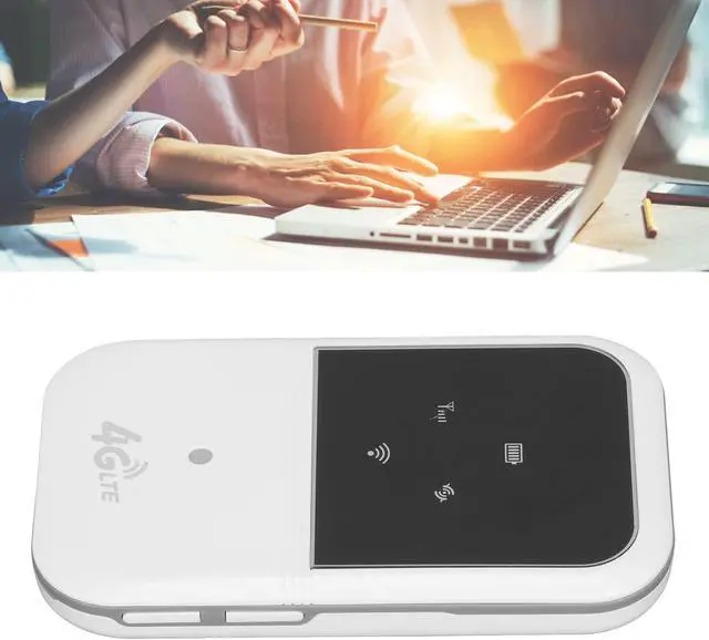 Alt view image 5 of 5 - Portable Router Hotspot,M80 Mobile Hotspot 150mbps Portable Mini 4G LTE Router Support B1/3/5/8/38/39/40/41 M80(White)