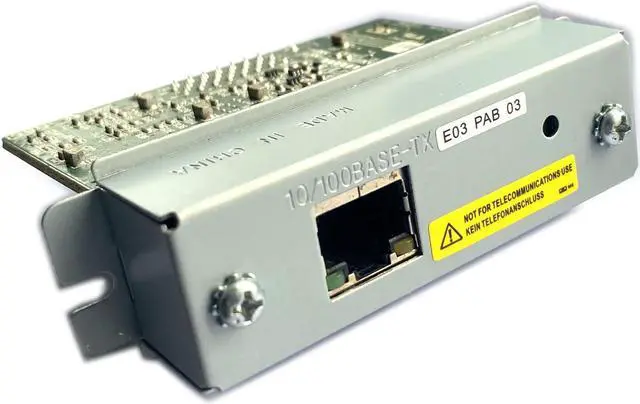 Alt view image 2 of 4 - DEVMO Compatible with UB-E03 Ethernet Interface Print Server C32C824541 TM-U220PB T81 U288 T88IV (Replaces UB-E02) Version.B