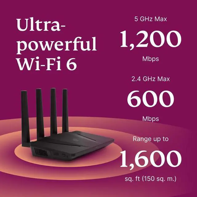 Alt view image 5 of 5 - Aircove | Wi-Fi 6 VPN Router for Home | Protect Unlimited Devices | Free 30-Day ExpressVPN Trial | (U.S. & Canada Version)