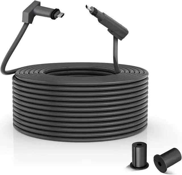 Main image of SZSAUTO 150Ft Replacement Cable for Starlink Gen2 V2 Rectangular Satellite - Better Anti-Interference - Extension Cables Wire with Cable Feed Through Bushings for Replace Starlink Gen 2 Cable