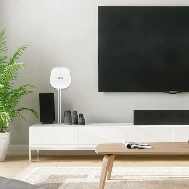 Alt view image 2 of 5 - Screwless Wall Mount for Eero Pro 6+ Tri-Band Mesh Wi-Fi Holder, No Tools Required, Easy to Install, No Drilling, Strong VHB Adhesive Mount (3)