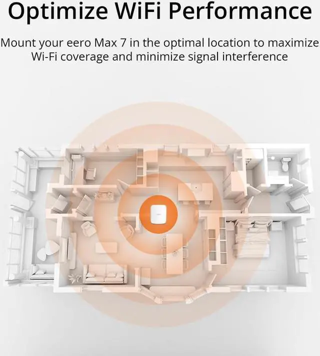 Alt view image 4 of 5 - Holicfun Wall Mount for eero Max 7, 2-Pack