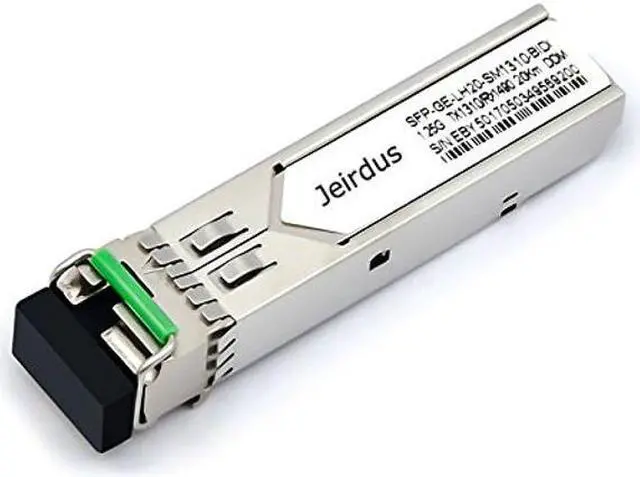 Alt view image 2 of 4 - Jeirdus for HPE J9142B and J9143B 1.25G SFP Module BIDI WDM Transceiver 10-20KM Simplex LC 1310/1490nm (1Pair)