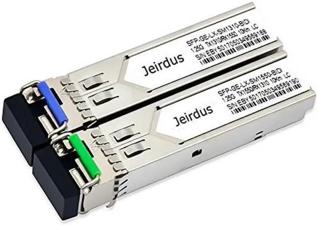 Main image of for Juniper SFP-GE10KT13R15 and SFP-GE10KT15R13 1.25G SFP Module BIDI WDM Transceiver 10-20KM Simplex LC 1310/1550nm (1Pair)