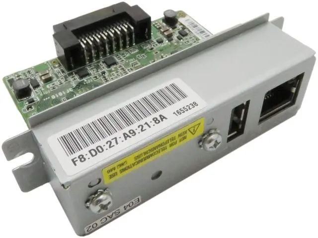 Alt view image 2 of 5 - JEM&JULES UB-E04 Ethernet Interface C32C824541 with USB for Epson TM-U220PB T81 U288 T88IV