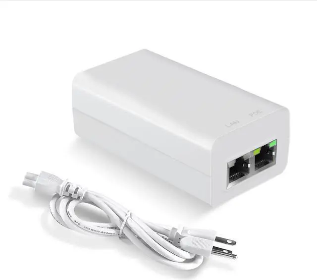 Main image of Gigabit PoE+ Injector 30W IEEE802.3at/af Compliant, Supplies PoE(15.4W) or PoE+(30W) Power Over Ethernet Distances Up to 328ft, PoE Injector Adapter for Camera/Access Point/IP Phones, EN30GT