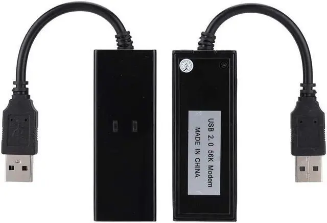 Alt view image 4 of 5 - USB 2.0 Specification 56K Download Speeds External Dial Up Voice, 14.4 Kbps Fax Mode 48K Data Upload Fax Data Modem, Quick Connect(V.92) for ME