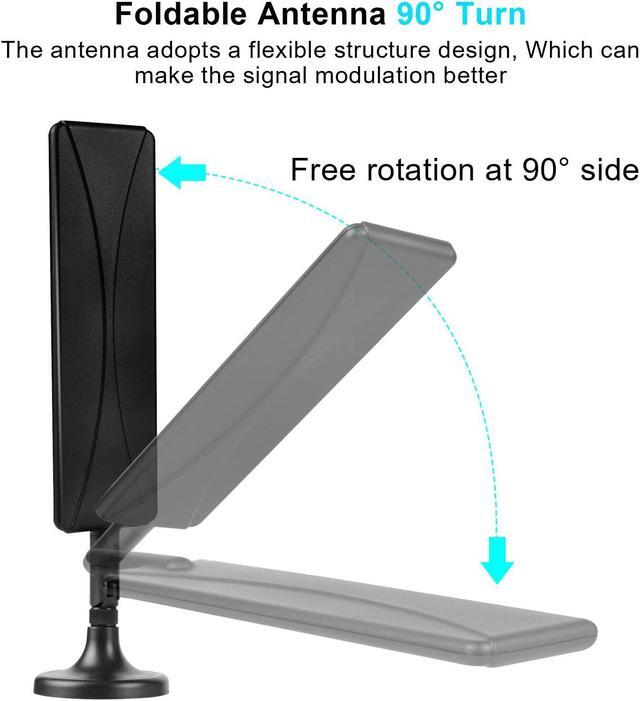 Alt view image 2 of 5 - (2-Pack 9dBi External 4G LTE 5G TS9 Magnetic Base Antenna Compatible with Netgear AT&T Nighthawk M6 Pro M6 MR6110 MR6500 M5 MR5100 MR5200 M1 MR1100 LB1120/21, LB2120 Hotspots Router, Slinkdsco