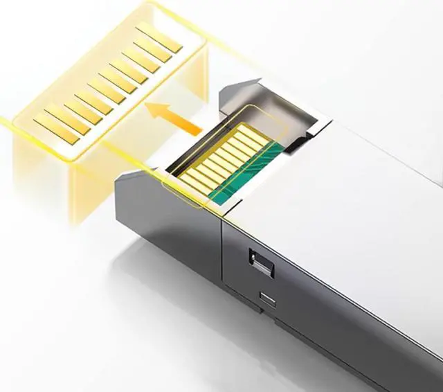 Alt view image 3 of 5 - Tongyu 10PCS/Pack 1.25Gb/s SFP Single LC Module 1310nm/1550nm 20km Bi-Directional Network Transceiver for Cisco Ubiquiti UF-SM-1G Netgear Mikrotik Other Open Switches 1000Base-LX Ethernet OP5420D-35