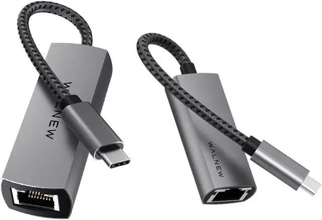 Main image of USB C 2.5Gbps Ethernet Adapter & USB C to 1Gbps Ethernet Adapter Bundle