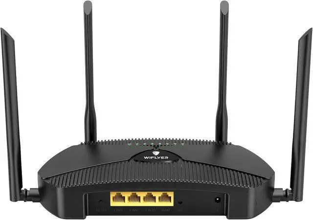 Main image of Wiflyer AX3000 WiFi 6 Mesh Router Dual-Band Gigabit Ethernet, Seamless Roaming for Large Homes Smart Home & Gaming Ready Z8103AX-E