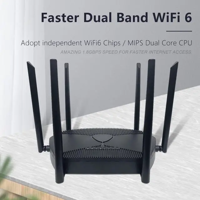 Alt view image 3 of 5 - Wiflyer 4G LTE WiFi 6 Router AX1800 Industrial Grade Dual-Band Gigabit, Speed up to 1800Mbps | Unlocked SIM Card Slot, Suitable for Home RV Remote Site IoT CPE