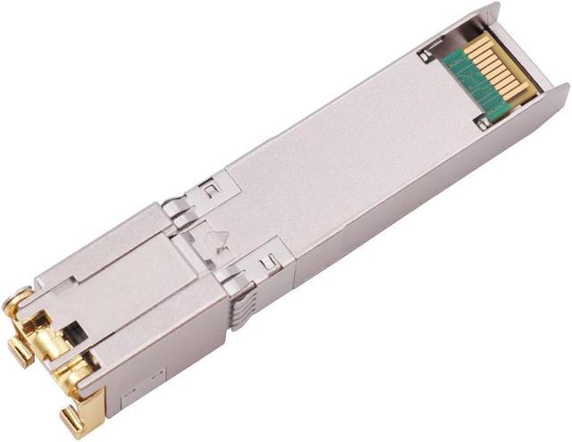 Alt view image 2 of 5 - Wiitek 10G SFP+ to RJ45 Copper Modules, 1.25G/2.5G/5G/10GBase-T Ethernet Copper to SFP+ Transceiver Compatible for Ubiquiti Unifi UF-RJ45-10G /uacc-cm-rj45-mg (Cat 6a/7 or Better, 30-Meter)