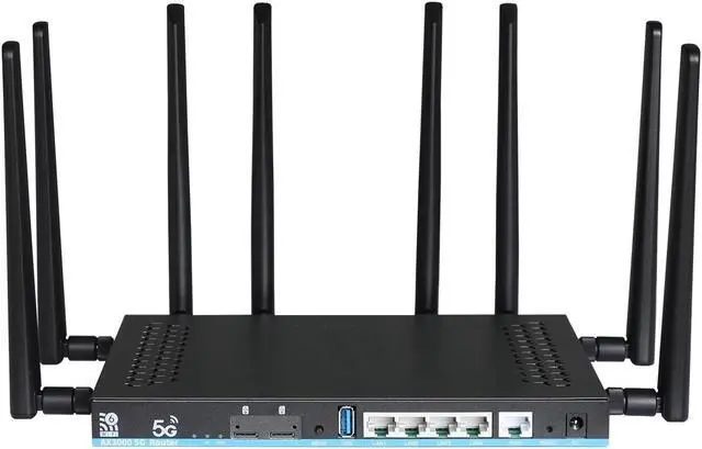 Main image of Wilflyer 5G SA NSA AX3000 WiFi 6 CPE Router for Globa Countries,Dual SIM Card Slot Celllular High Speed Wireless Router, 4 x 4 MU-MIMODetachable AntennasZ8102AX-T-RM520NGL