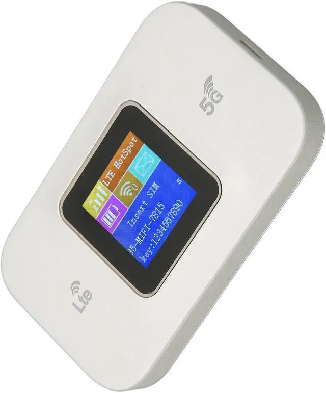 Alt view image 5 of 5 - Unlocked Mobile WiFi Hotspot, 4G LTE Router, 300Mbps Unlocked Wireless Mobile WiFi Hotspot Router, Up to 10 Devices Connection