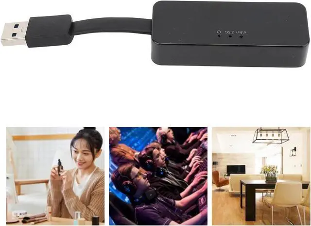 Alt view image 3 of 5 - USB to Ethernet Adapter, Foldable USB 3.0 to Gigabit Ethernet LAN Network Adapter, Ethernet to USB Adapter Supports Windows, Linux, OS 10.11-12,