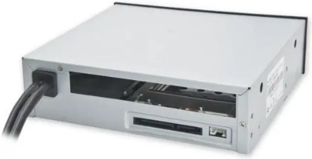 Alt view image 2 of 5 - Syba 5.25" Bay Adapter for Slim Optical Drive, 2.5" Trayless Rack for Hard Drives HDD SSD, USB Hub - SY-MRA55005