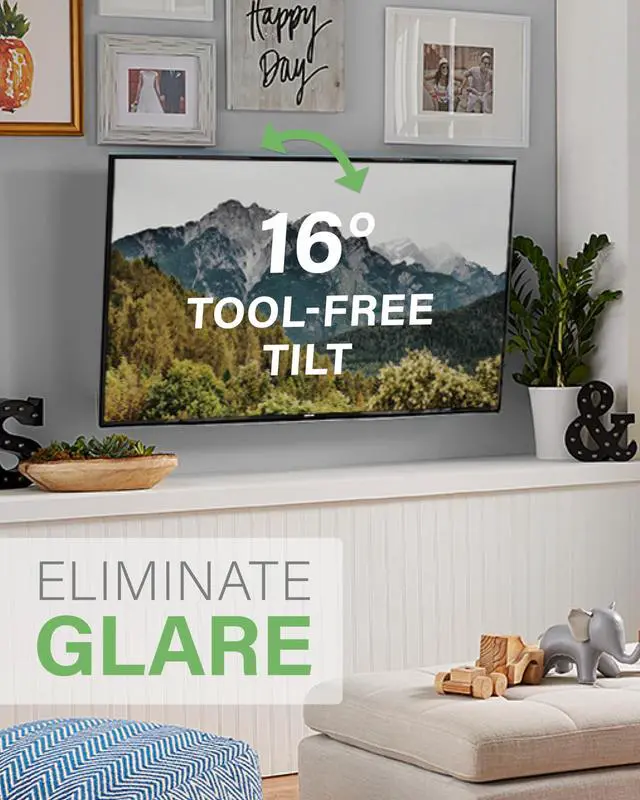 Alt view image 5 of 5 - SANUS Full Motion TV Mount - Single Stud 19 to 40 inch TV Wall Mount Tilts, Extends & Swivels - Easy DIY Install includes All Hardware & Post Install Leveling - Great for Corners