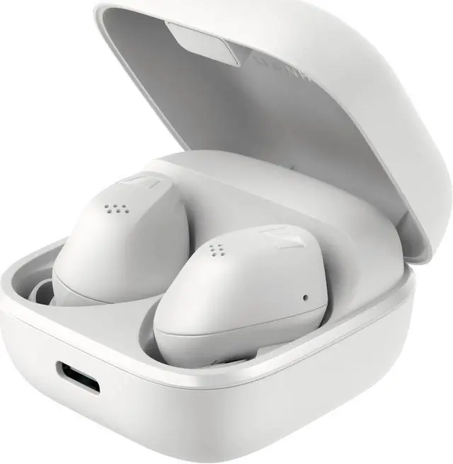 Main image of Sennheiser ACCENTUM True Wireless Earbuds - Crystal-Clear Sound with Hybrid ANC, Ergonomic Design, 28-Hour Battery Life, Touch Interface and Dual Mic Call Quality - White