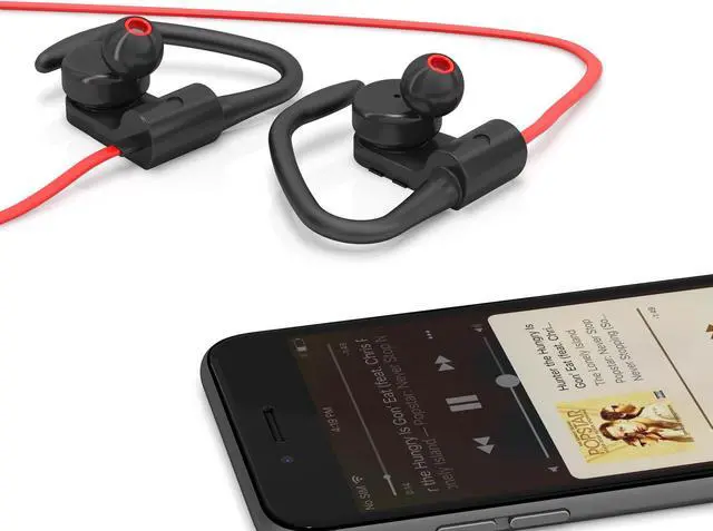 Alt view image 3 of 5 - Symphonized Wireless Sport Earbuds - Neckband Bluetooth Headphones with Earhooks, Running Earbuds with Microphone