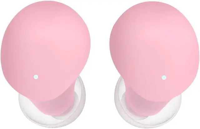 Alt view image 2 of 5 - KOSETON Wireless Earbuds Bluetooth V5.3 Stylish Pink Wireless Earbuds with Transparent Casing and Charging Case - Hi-Fi Stereo Headphones for Young Women