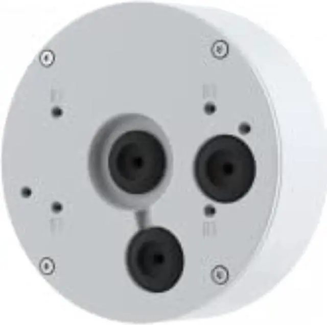 Alt view image 2 of 4 - AXIS T94S01P - Boîte Noire de Conduit de caméra - Usage interne, extérieur - Blanc - Pour AXIS M3057, M3058, P3224, P3225, P3227, P3228, P3374, P3375, Q1941, Q3504, Q3515, Q3517