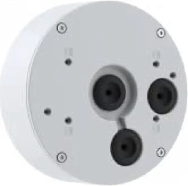 Alt view image 3 of 4 - AXIS T94S01P - Boîte Noire de Conduit de caméra - Usage interne, extérieur - Blanc - Pour AXIS M3057, M3058, P3224, P3225, P3227, P3228, P3374, P3375, Q1941, Q3504, Q3515, Q3517