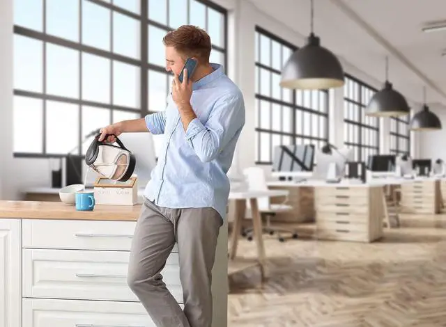 Alt view image 3 of 3 - Yealink T58W Pro Smart Business Phone Android 9 with Bluetooth Wireless Handset Not Included Power Adaptor