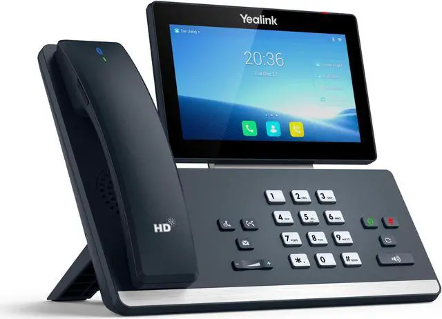 Alt view image 2 of 3 - Yealink T58W Pro Smart Business Phone Android 9 with Bluetooth Wireless Handset Not Included Power Adaptor