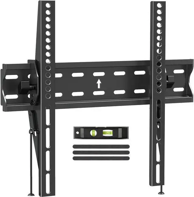 Alt view image 2 of 5 - MOUNTUP Tilting TV Wall Mount for 26-55 Inch TVs & Single Stud TV Wall Mount Swivel TV Wall Mount