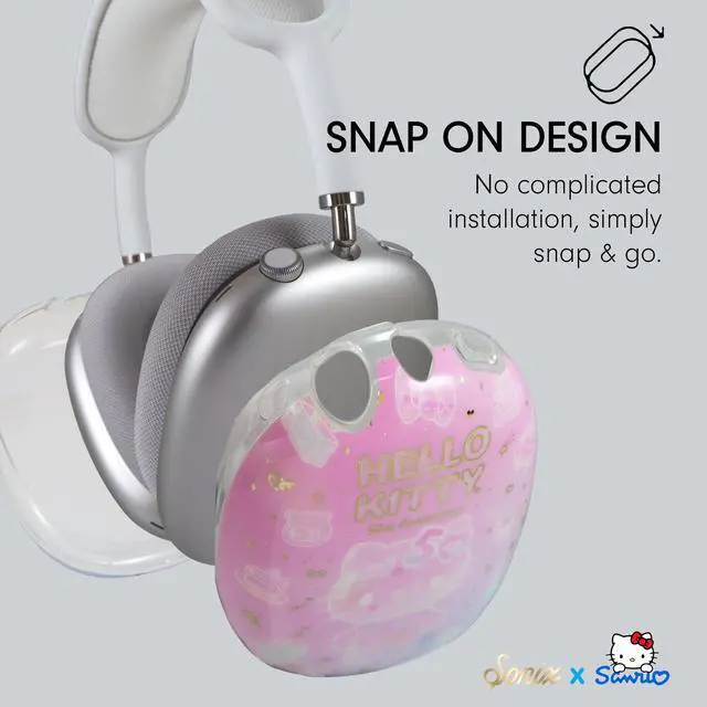 Alt view image 3 of 5 - Sonix x Sanrio Protective Case Cover for AirPods Max Headphones | TPU Cover Case | Hello Kitty 50th Anniversary