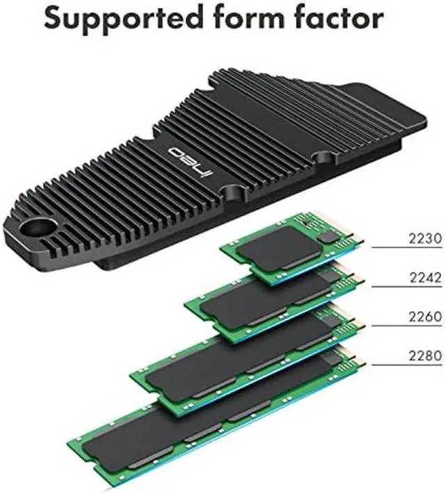 Alt view image 3 of 5 - ineo PS5 Dust-Proof Heatsink, M.2 NVME SSD Heatsink for PS5 (not for PS5 Slim) Internal PCIe M.2 NVMe Gaming SSD, Magnesium Aluminum Alloy Designed with Pure Copper Strip [M24]