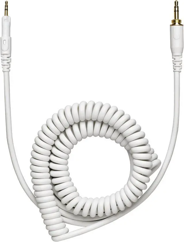 Main image of Audio-Technica HP-CC-WH Replacement Coiled Cable for M Series Headphones