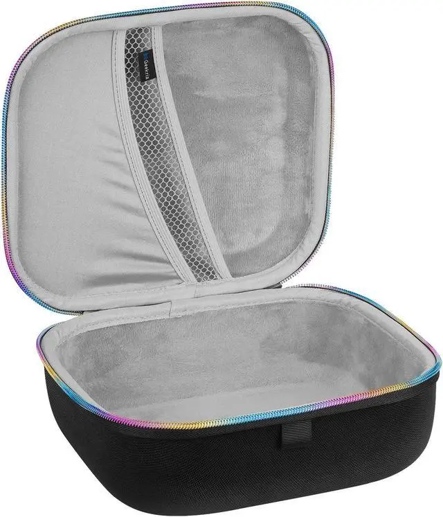 Alt view image 2 of 5 - Geekria Shield Headphones Case Compatible with Sennheiser HD400PRO, HD560S, HD598, HD 599SE, HD280PRO, HD 600, Replacement Hard Shell Travel Carrying Bag with Cable Storage (RGB)