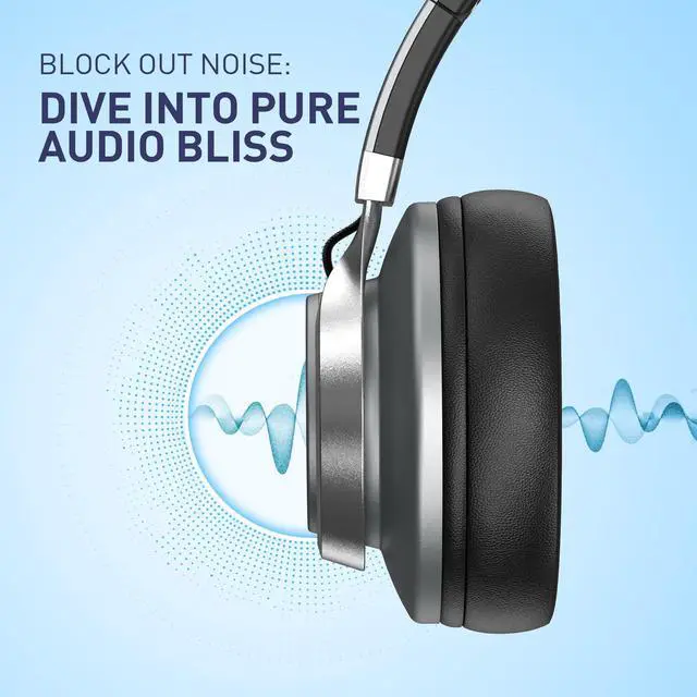 Alt view image 5 of 5 - AILIHEN Headphones Wired with Microphone & Volume Control, Over-ear Foldable Noise Isolation Headsets 3.5mm for Teens Adult (Grey)