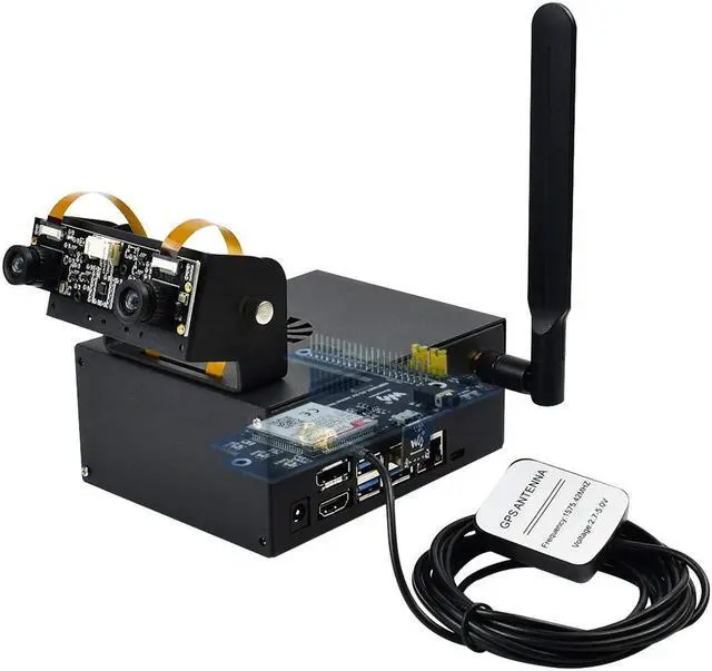 Alt view image 5 of 5 - Jetson Nano Metal Case with 5V Cooling Fan Compatible with Jetson Nano Developer Kit B01 (4GB),with Camera Holder Reset,Power Button,for Waveshare IMX219 Series Camera,Wireless-AC8265