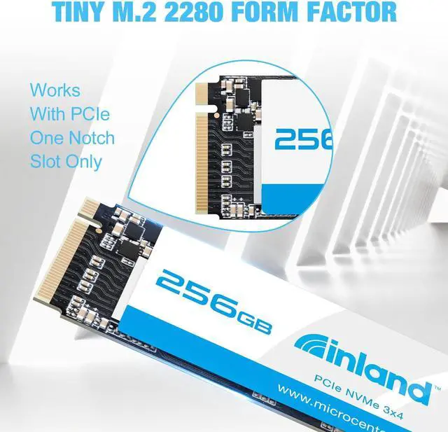 Alt view image 4 of 5 - INLAND TN320 256GB NVMe M.2 PCIe Gen3x4 2280 Internal Solid State Drive SSD - Up to 2000 MB/s, 3D NAND, Storage and Memory for Laptop & PC Desktop