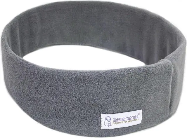 Main image of SleepPhones Wireless Sleep Headphones by AcousticSheep V8 | 24-Hour Battery | Original and Most Comfortable Bluetooth Headphones for Sleeping (Medium, Soft Gray Fleece)