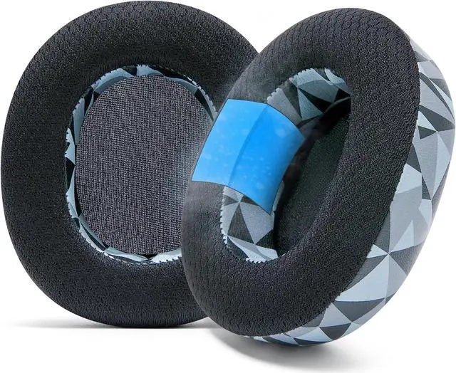 Main image of WC Freeze Nova Pro Wireless - Cooling Gel Earpads for Arctis Nova Pro Wireless ONLY (Doesnt Fit Other Models), Made by Wicked Cushions, Improved Durability, Thickness & Sound Isolation | Geo Grey