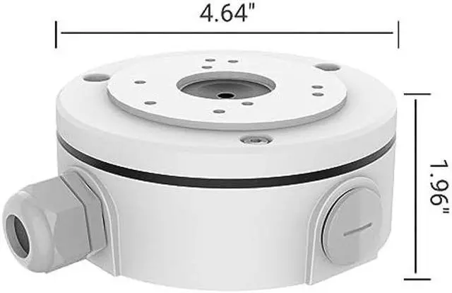 Alt view image 2 of 5 - FOSCAM FABV5 Waterproof Junction Box for V5EP V8EP T5EP T8EP V5P V4EC Poe/WiFi IP Surveillance Camera, Round