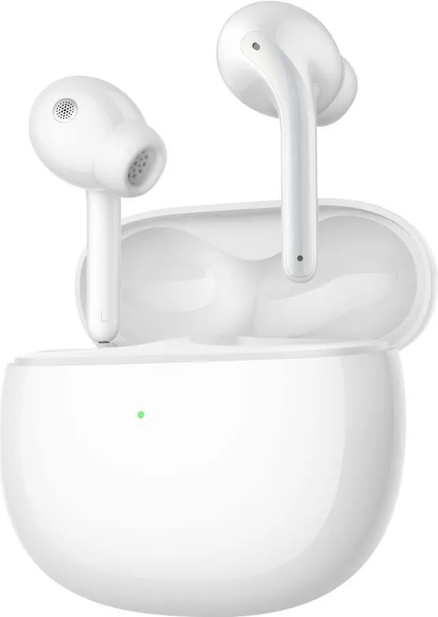 Alt view image 3 of 5 - Xiaomi Buds 3, Up to 40dB ANC, 3 ANC Modes, Dual Transparency Modes, Dual-Magnetic Dynamic Driver, Hi-Fi Sound Quality, 32 Hours Battery Life, IP55 Dust and Water Resistance, Wireless Charging, White