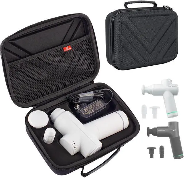 Main image of Carrying Case Compatible with Hypervolt Go 2 Travel Storage Organizer Hard Shell Bag fits for Hyperice Hypervolt GO Massage Gun Device