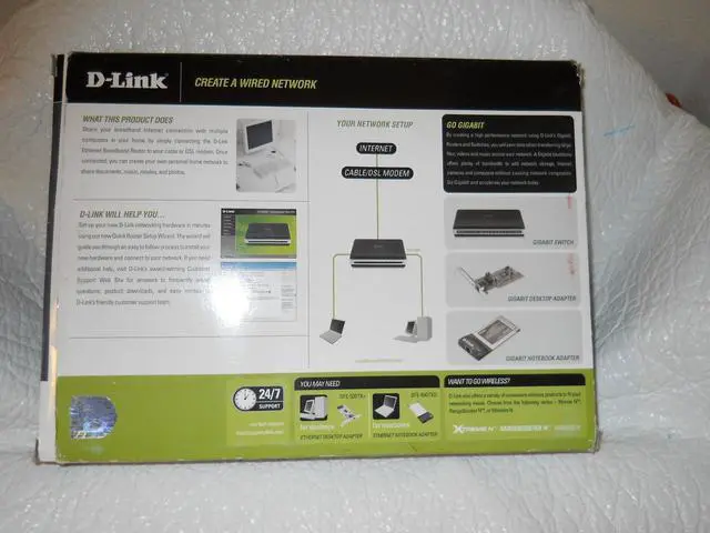 Alt view image 2 of 4 - D-Link EBR-2310 Ethernet Broadband Router