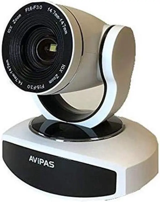 Main image of AVIPAS AV-1081W 10x Full HD HDMI PTZ Camera with IP Live Streaming - White
