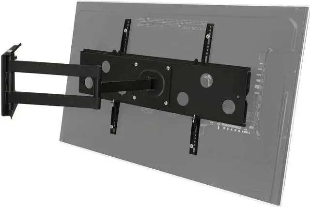 Alt view image 3 of 5 - Mount-It! Extended Articulating TV Wall Mount Low-Profile Full Motion Tilting Corner Bracket for 32-60 Inch Flat Screen, VESA up to 750x450, 175 lb Capacity (MI-326B)