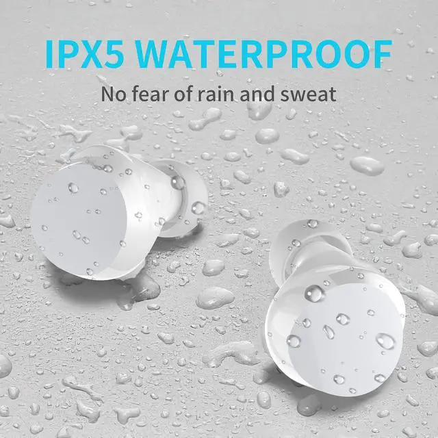 Alt view image 4 of 5 - AMAFACE Cute Panda Wireless Earbuds for Kids and Adults,Built in Mic,Waterproof, fit for Small Ear