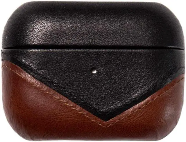 Main image of Bullstrap Premium Leather Case Compatible with Apple AirPods 3, Wireless Charging, Two-Piece Design (Terra)