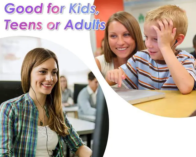 Alt view image 5 of 5 - QIDAIZUOEN 100 Packs Earbuds Bulk Classroom Headphones Wired in Ear Disposable Student Black Earphones Individually Wrapped for School Travel or Home Use