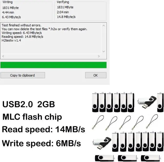 Alt view image 2 of 3 - 2GB USB Flash Drive 100 Pack USB2.0 Flash Drive 2GB 100 Pack Thumb Drive Bulk 2GB USB Flash Drives Thumb Drives Pen Drive 2GB USB Drive lcwamy USB(Black, No logo)